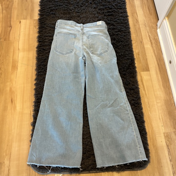 Frank & Eileen Galway Gaucho Jeans 27 Italian Dream Denim Cropped Mid Rise - Picture 8 of 8